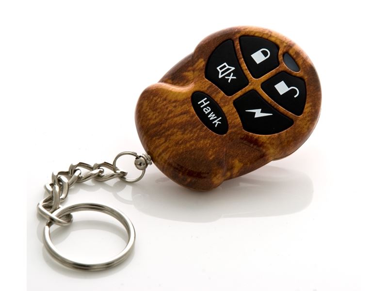 Car Alarm Wood Grain Remote Casing